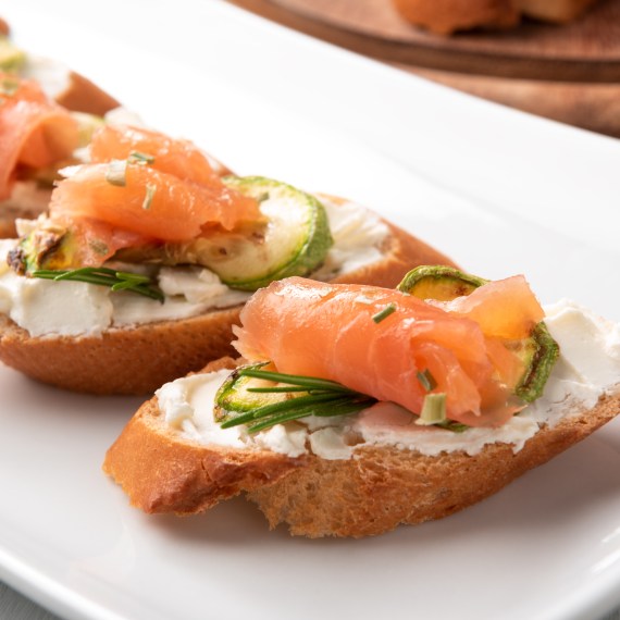 Smoked Salmon Crostini